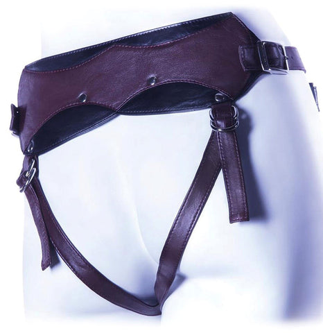 Tantus Nevada Harness Premium Leather Strap On Harness - Strap On Sextoys