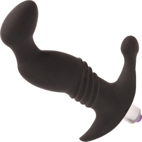 Tantus Prostate Health Vibrator Black Flexible Shaft Prostate Massager - Prostate Toys