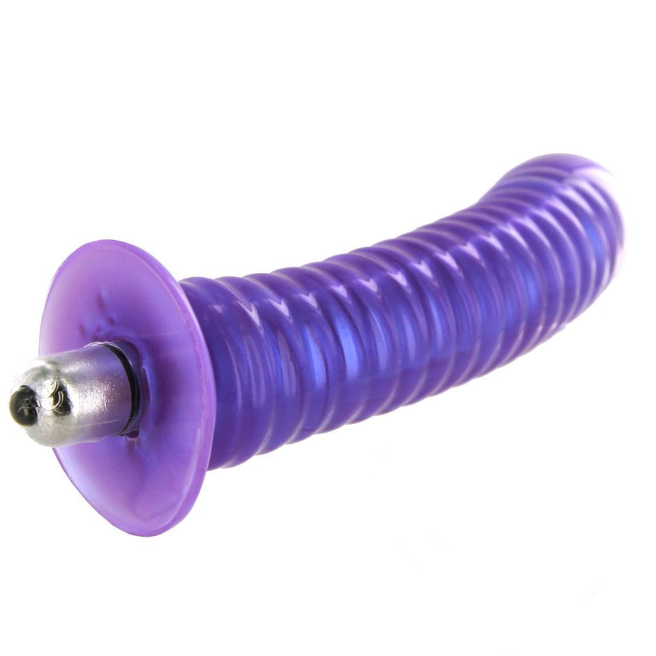 Tantus Purr Purple Haze Silicone Dildo with Flared Base - - Realistic Dildos