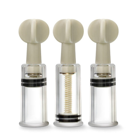 Blush Novelties Temptasia Clit & Nipple Twist Suckers Adjustable Intensity - Nipple and Clit Clamps