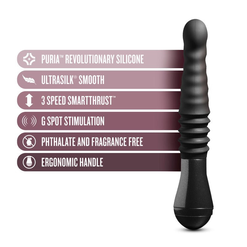 Blush Novelties Temptasia Lazarus Powerful Thrusting Dildo Rechargeable - - Vibrating Dildos