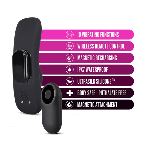 Blush Novelties Temptasia Remote Controlled Panty Vibrator Discreet Thrills - Remote Control Vibrators
