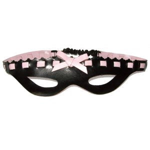 BDStyle Temptations Direct Leather Mask with Stylish Lace for Roleplay - Fancy Dress Ups