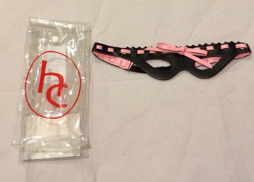 BDStyle Temptations Direct Leather Mask with Stylish Lace for Roleplay - Fancy Dress Ups