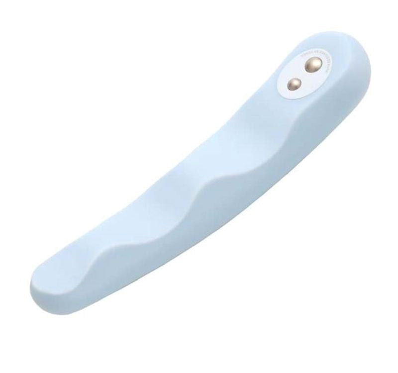 Tenga Iroha Minamo Clitoral Vibrator with Wave Shaped Design - - Clit Ticklers and Pulsators