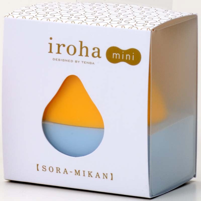 Tenga IROHA Mini Sora Mikan Compact Clitoral Vibrator - - Clit Ticklers and Pulsators