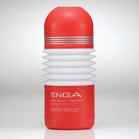 Tenga Rolling Head Cup Experience Cock Control Male Masturbator - Masturbators and Strokers
