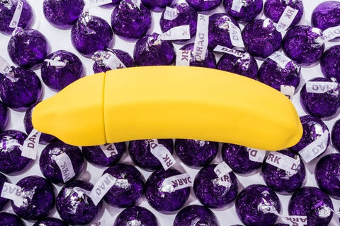 Emojibator The Banana Emojibator Personal Adult Massager with 10 Vibration - Waterproof Vibrators