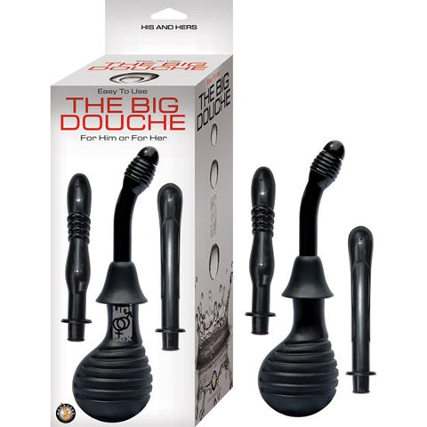 Nasstoys The Big Douche Black 3 in 1 Waterproof Douche System - Enemas and Douches