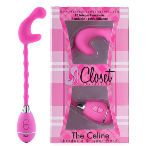 Closet Collection The Celine Gripper Wand Flexible Shaft Vibrator - Clit Ticklers and Pulsators