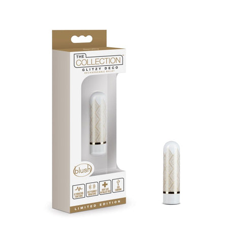Blush Novelties Glitzy Deco Bullet Stylish Powerful and Thrilling Vibrator - Bullet Vibrators