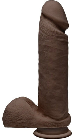 Doc Johnson The D Perfect D 8 Inch Chocolate Dual Density Realistic Dildo - Realistic Dildos