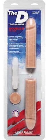 Doc Johnson The D The Double D 16 Inch Vanilla Dual Density Double Dildo - Realistic Dildos