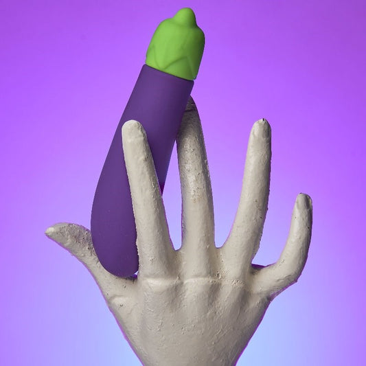 Emojibator The Eggplant Emojibator Emoji Inspired Clitoral Vibrator - - Waterproof Vibrators