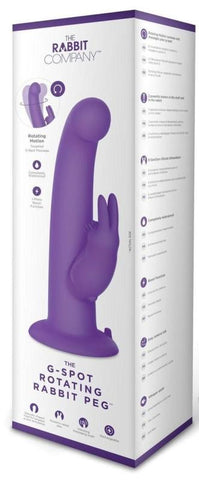 Xgen Products The G Spot Rotating Rabbit Peg Purple Dual Motor Rabbit Vibrator - Rabbit Vibrators
