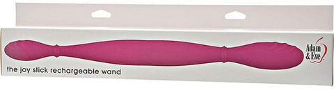 Adam & Eve The Joy Stick Rechargeable Wand Dual Motor Vibrator - Realistic Dildos