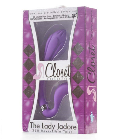 Closet Collection Reversible Dual Stimulation Rechargeable Toy Lady Jadore 360 - G-Spot Vibrators