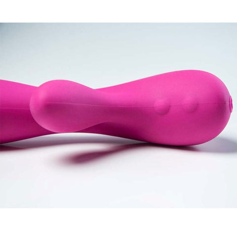 BMS Factory Silver Swan Dual Motor Vibrator for G Spot and Clitoral Stimulation - Rabbit Vibrators