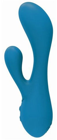 BMS Factory The Swan Hug with Squeeze Control Pink Clitoral Vibrator - Rabbit Vibrators