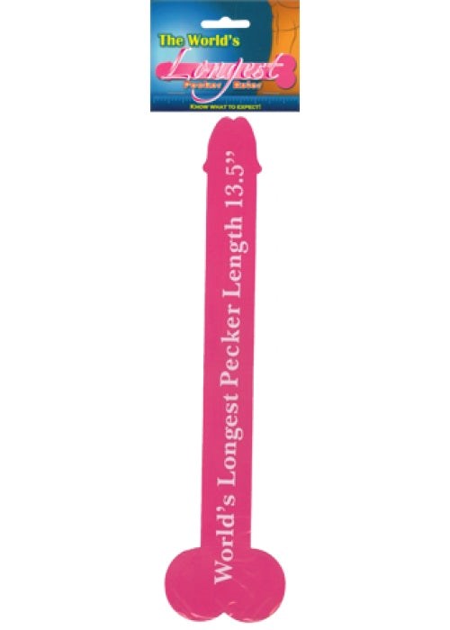 Seven Creations The Worlds Longest Pecker Ruler Novelty Party Gag Gift - - Sex Games, Coupons and Tricks