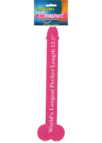 Seven Creations The Worlds Longest Pecker Ruler Novelty Party Gag Gift - Sex Games, Coupons and Tricks