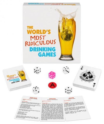 Kheper Games The Worlds Most Ridiculous Drinking Games Complete Party Set - Sex Games, Coupons and Tricks