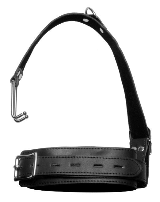 BDStyle Thin Bondage Collar with Nose Hook Premium Control - - Collars and Leads