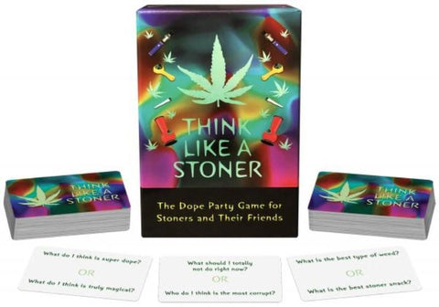 Kheper Games Think Like a Stoner Game 200 Question Cards Party Entertainment - Sex Games, Coupons and Tricks