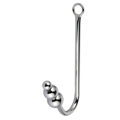 BDStyle Three Ball Steel Anal Hook with Triple Ball Design - Spreaders and Hangers