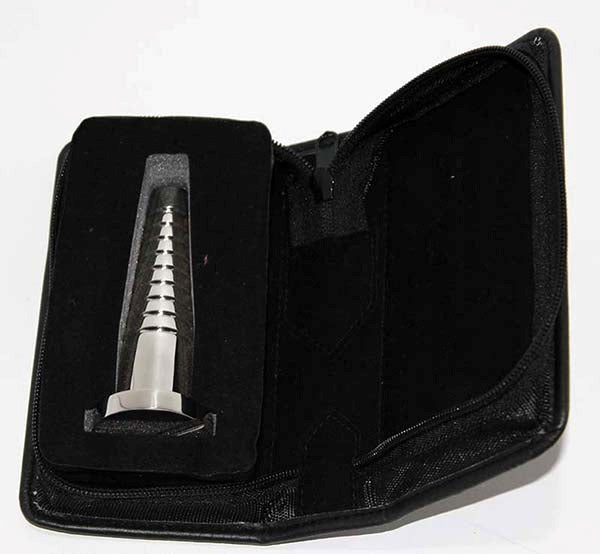 Hells Couture Tiered Metal Butt Plug Nine Graduated Tiers - - Steel Sex Toys