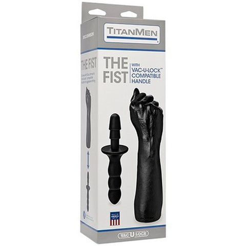 Doc Johnson TitanMen The Fist W/Vac U Lock Handle Fisting Dildo - Non-Realistic Dildos