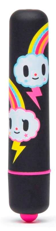 Love Honey tokidoki Rainbow Mini Vibe Single Speed Bullet Vibrator - - Personal Massagers