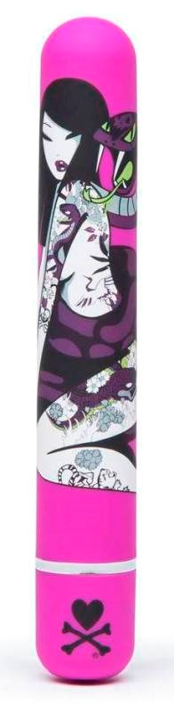 Love Honey tokidoki Serpentia Girl Power Vibe 7 Function Classic Vibrator - - Personal Massagers