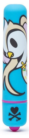 Love Honey tokidoki Single Speed Mini Bullet Vibrator Blue Doughnut Bird - Mini & Slim Vibrators