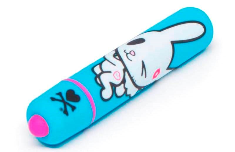 Love Honey tokidoki Single Speed Mini Bullet Vibrator Blue Lovehoney Bunny - - Personal Massagers
