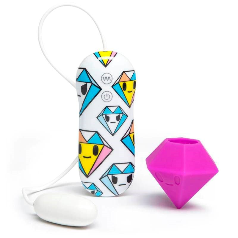 Love Honey tokidoki Solitaire Petal Vibe 7 Function Clitoral Vibrator Remote - - Clit Ticklers and Pulsators
