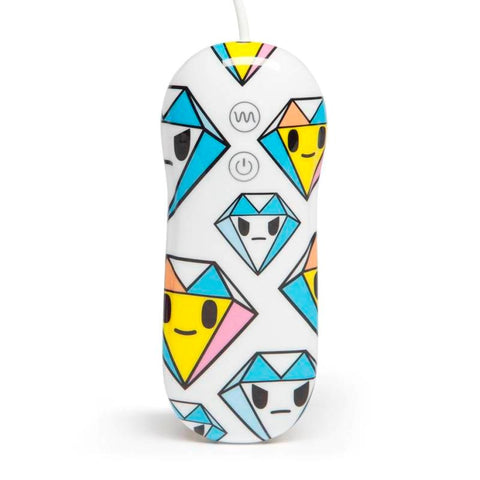 Love Honey tokidoki Solitaire Petal Vibe 7 Function Clitoral Vibrator Remote - Clit Ticklers and Pulsators