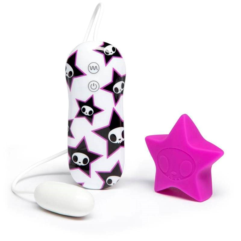 Love Honey tokidoki Star Petal Vibe 7 Function Clitoral Vibrator with Star Attachment - Clit Ticklers and Pulsators