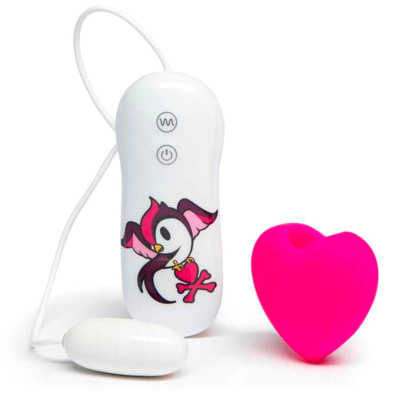 Love Honey tokidoki Swoop Petal Vibe 7 Function Clitoral Vibrator Heart Design - - G-Spot Vibrators