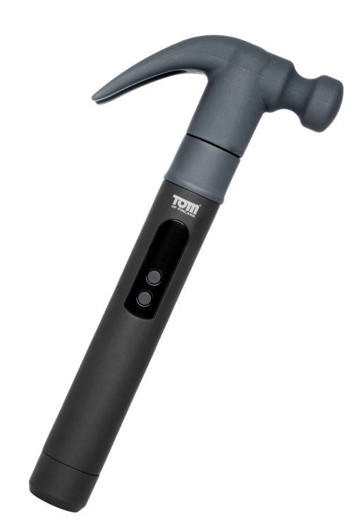XR Brands Tom of Finland Night Stick and Hammer 2 Interchangeable Heads Vibrator - - Non-Realistic Dildos