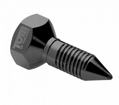 Tom of Finland Screw U II Magnetic Nipple Clamps Gunmetal Finish BDSM - Nipple and Clit Clamps