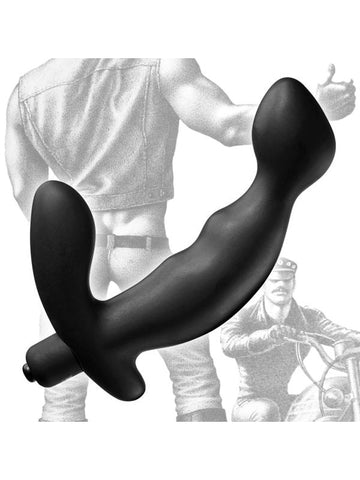 Tom of Finland Silicone P Spot Vibe Vibrating Prostate Massager - Prostate Toys