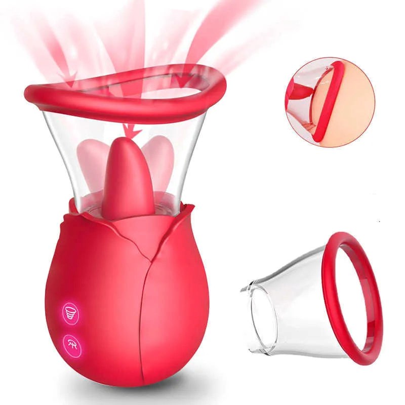 BDStyle Tongue Licking Clit Pump Dual Action Clitoral Stimulation - Clit Ticklers and Pulsators