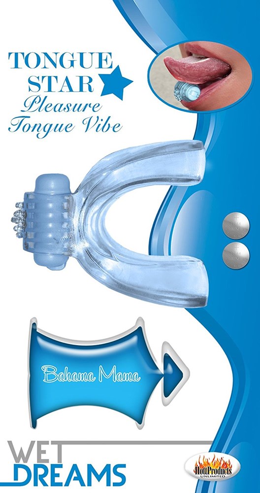 Hott Products Tongue Star Tongue Massager Vibrating Oral Enhancement - - Finger and Tongue Vibrators