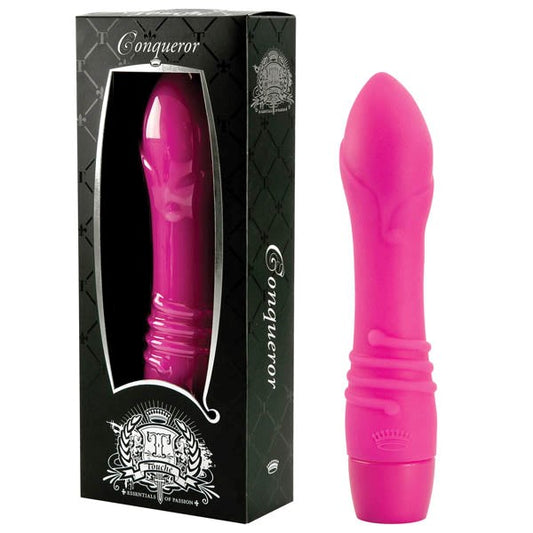 Shots Toys Conqueror Silicone Vibrator with 10 Modes Ergonomic Design - - G-Spot Vibrators