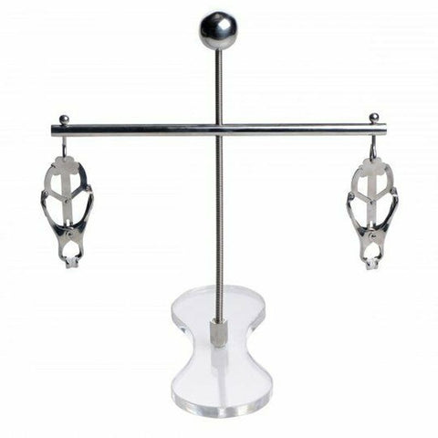 BDStyle Tower of Pain Nipple Clamps Adjustable Pressure Control System - Nipple and Clit Clamps