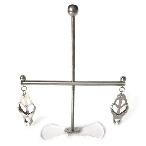 BDStyle Tower of Pain Nipple Clamps Adjustable Pressure Control System - Nipple and Clit Clamps