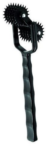 XR Brands Transfix 10 Reel Dual Pinwheel BDSM Sensation Play Wheel - Dental and Clinical