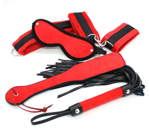 BDStyle Tri Hard Soft BDSM Kit 5 Piece Complete Bondage Set - Bondage Kits