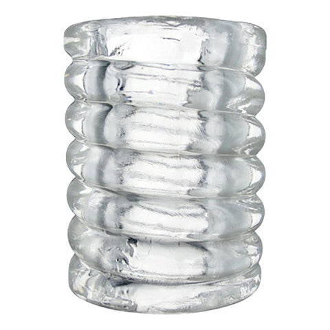 XR Brands Trinity Spiral Ball Stretcher with Spiral Design - Ball And Cock Toys